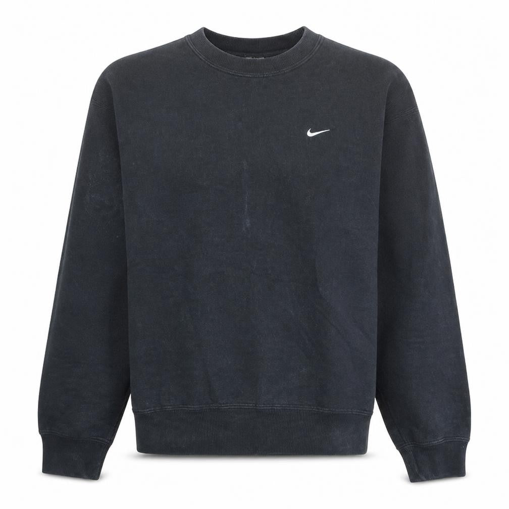 Nike Men's Black Fleece Crew Neck Pullover Sweatshirt M