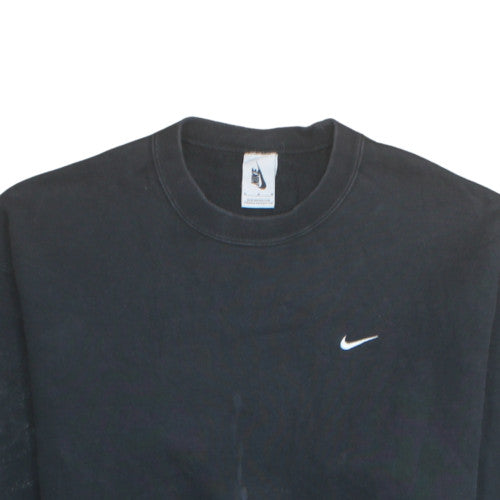 Nike Men's Black Fleece Crew Neck Pullover Sweatshirt M