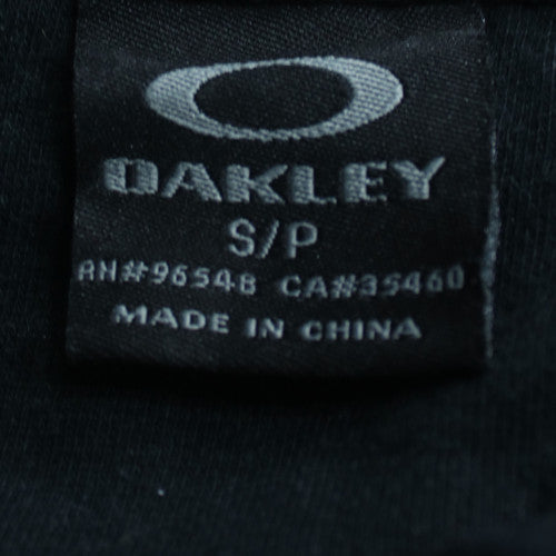 Oakley Men Black Full Zip Hoodie Size S Fleece Outdoor Sportswear