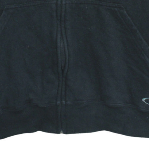 Oakley Men Black Full Zip Hoodie Size S Fleece Outdoor Sportswear