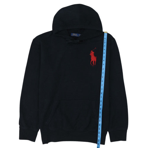 Ralph Lauren Men’s Black XL Pullover Hoodie Embroidered Logo