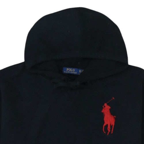 Ralph Lauren Men’s Black XL Pullover Hoodie Embroidered Logo