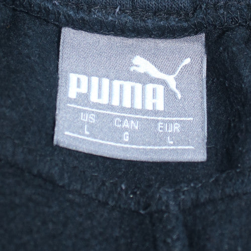Puma Men Black L Jogger Activewear Tapered Sweatpants