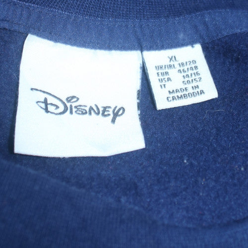 Disney Womens Navy Blue Eeyore Sweatshirt XL Graphic Pullover