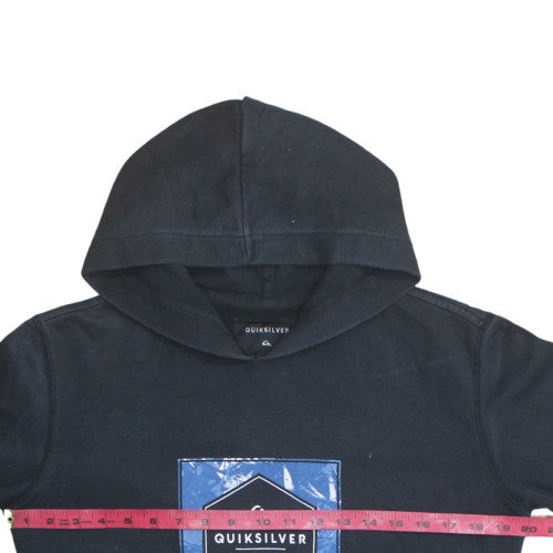 Quiksilver Women's Black Pullover Hoodie Size 14 Classic Fit