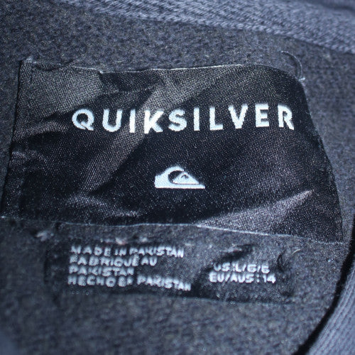 Quiksilver Women's Black Pullover Hoodie Size 14 Classic Fit