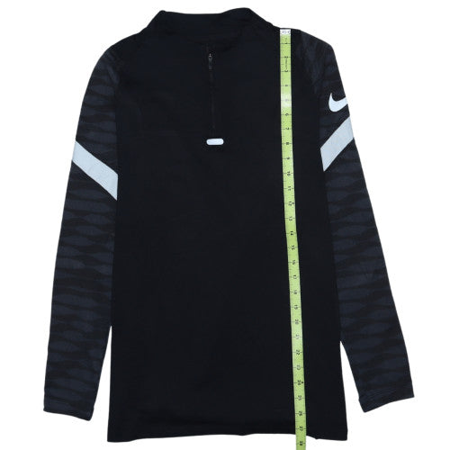 Nike Women’s Black Dri-Fit 1/4 Zip Long Sleeve Running Top L