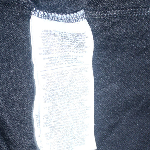 Nike Women’s Black Dri-Fit 1/4 Zip Long Sleeve Running Top L