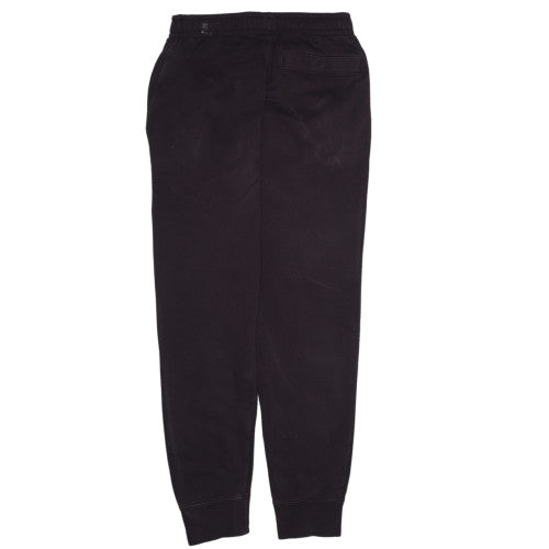 Nike Men Black Jogger Sweatpants S Regular Fit Elastic Waist