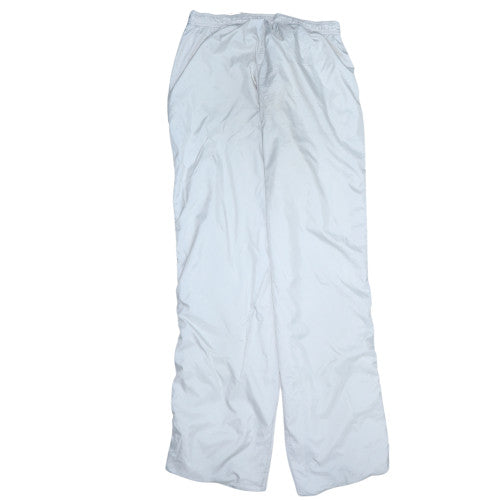 Nike Men's White XL Track Pants with Red Side Stripe