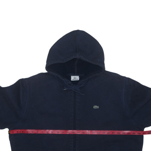 Lacoste Men's Blue Full Zip Hoodie 4XL Cotton Blend