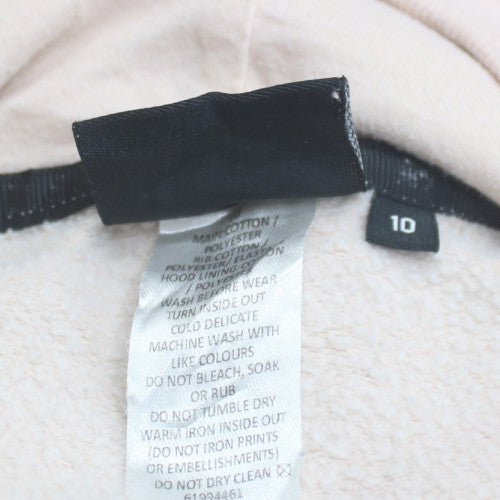 Lonsdale London Womens Beige Size 10 Full Zip Hoodie