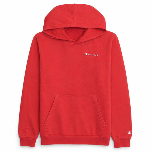 Champion Boys Red Pullover Hoodie Size 2XL 15-16 Years Cotton Blend