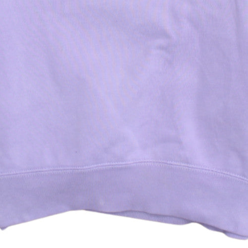 Nike Womens Lilac Crew Neck Sweatshirt XS Cotton Blend Casual