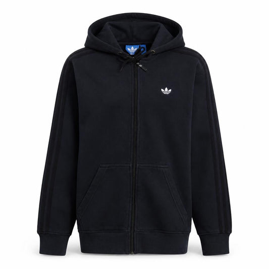 Adidas Mens Black Full Zip Hoodie S Regular Fit Sportswear