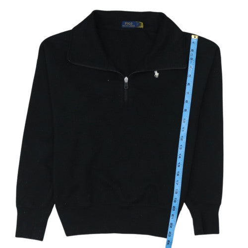 Polo Ralph Lauren Men's Black 1/2 Zip Sweatshirt Size S Classic Fit