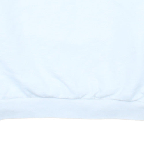 Adidas Women White Crew Neck Pullover Sweatshirt Size 18 L