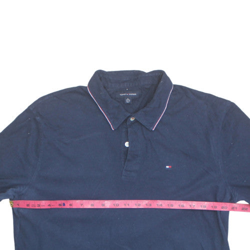 Tommy Hilfiger Men's Navy Blue XL Classic Short Sleeve Polo Shirt