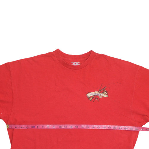 Columbia Men's Red XXL True Sportsman Graphic Cotton T-Shirt