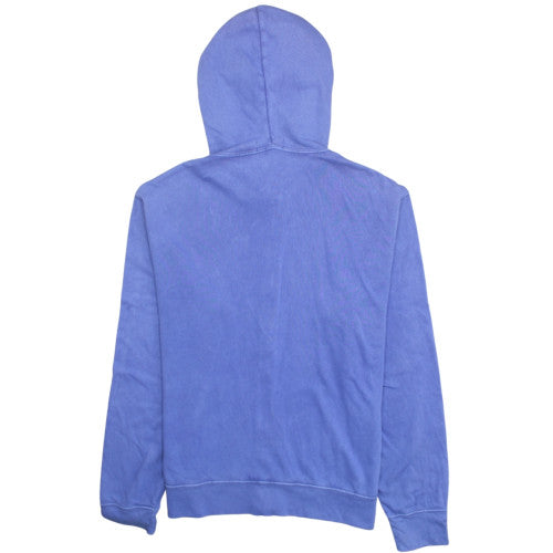 Ralph Lauren Men's Blue Full Zip Hoodie Size L Cotton Logo