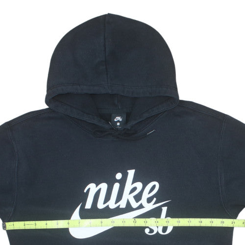 Nike SB Men's Black Pullover Hoodie Size S Graphic Logo Fleece