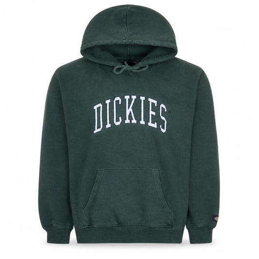 Dickies Men's Green XL Pullover Hoodie with Logo Print