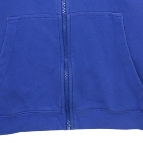 Nike Men's Blue Full Zip Hooded Knicks Basketball Hoodie Size L