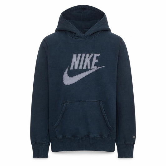 Nike Men's Blue Pullover Hoodie M Graphic Logo Sportswear