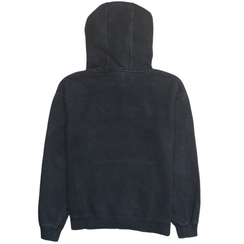 Champion Womens Black Small Pullover Hoodie 100% Cotton Logo Design