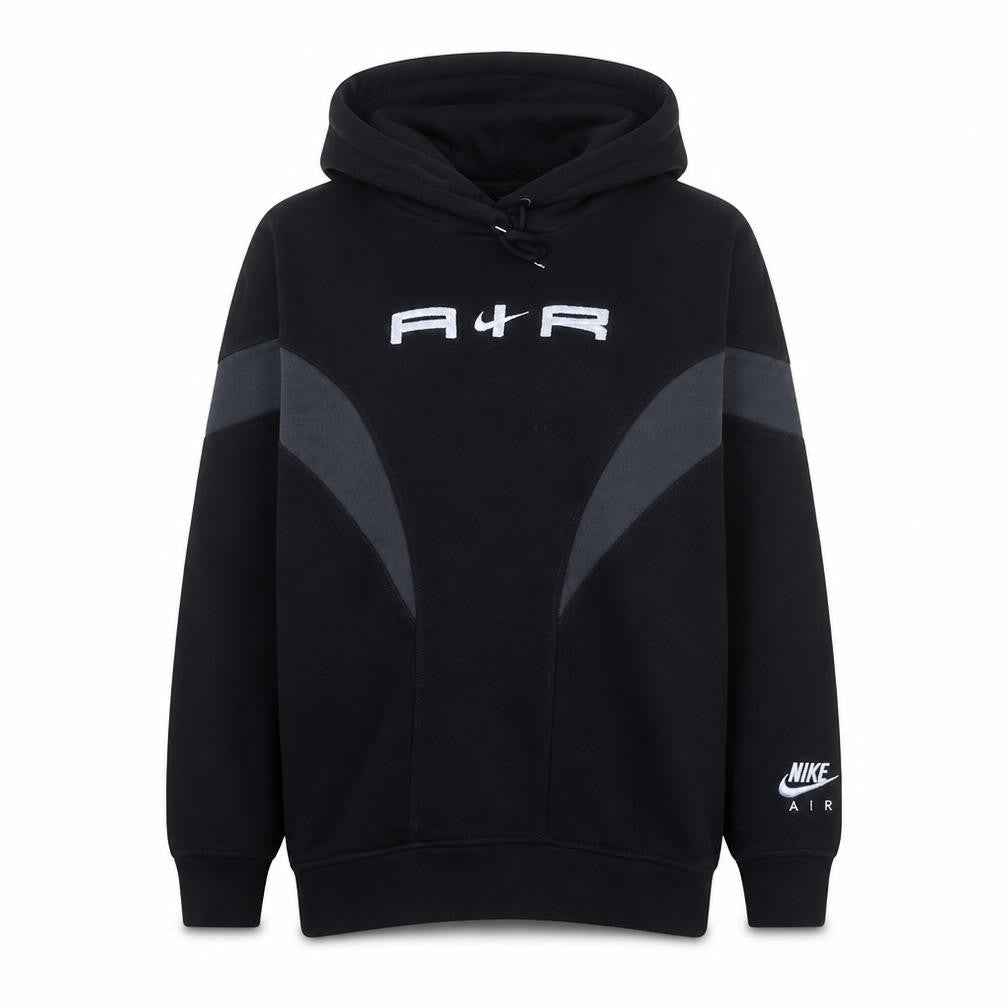 Nike Air Black Hoodie Women L Pullover Hooded Sweatshirt