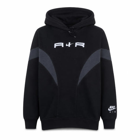 Nike Air Black Hoodie Women L Pullover Hooded Sweatshirt