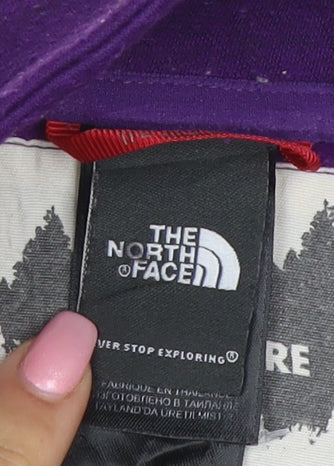 The North Face Womens Purple XL Henley Sweatshirt Pullover