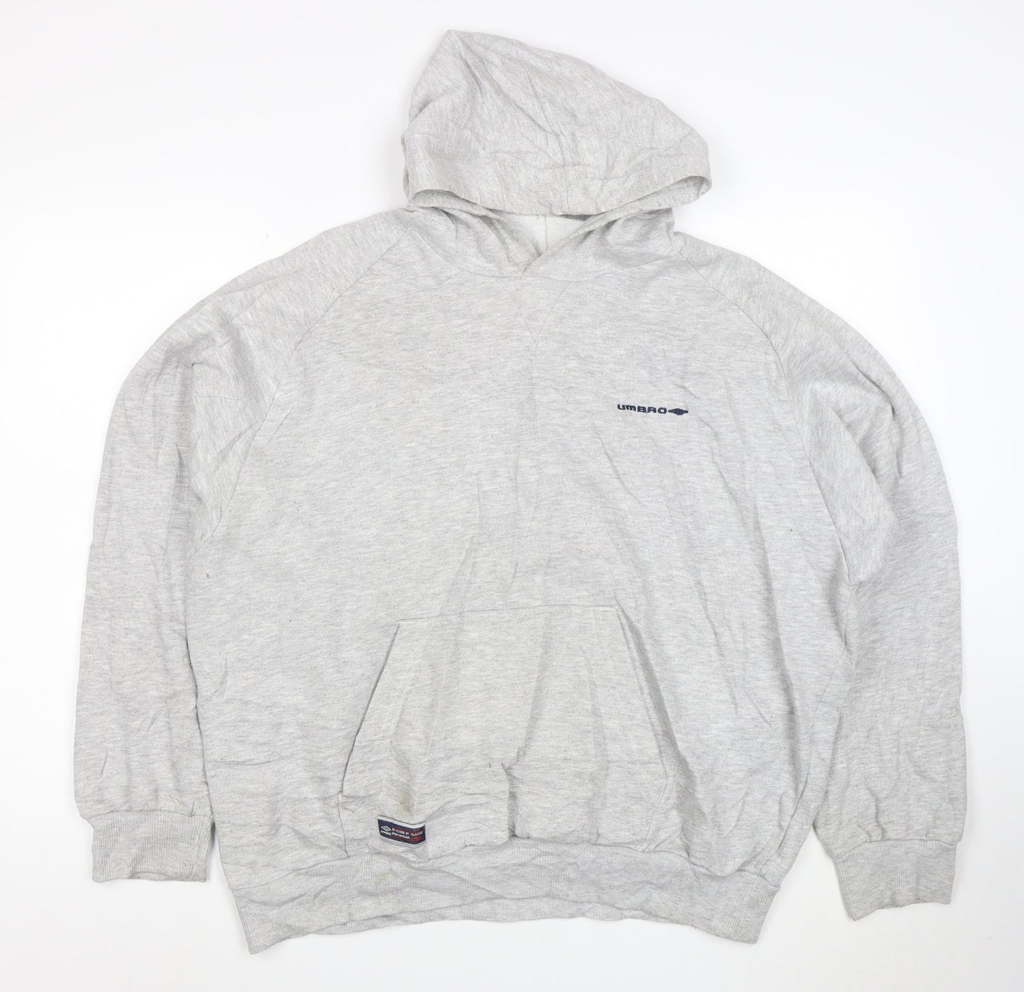 Umbro Men's Grey XL Pullover Hoodie Sportswear