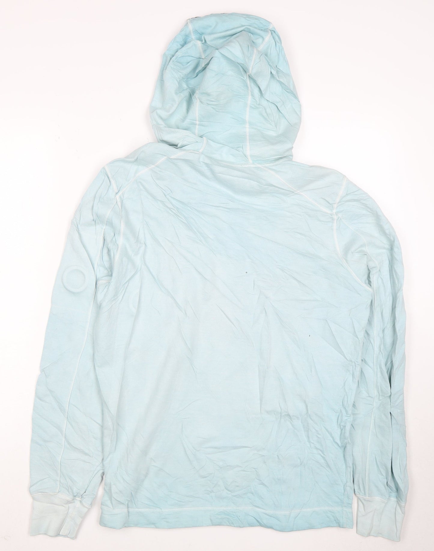 C.P. Company Mens Blue Pullover Hoodie Size M Lightweight Cotton