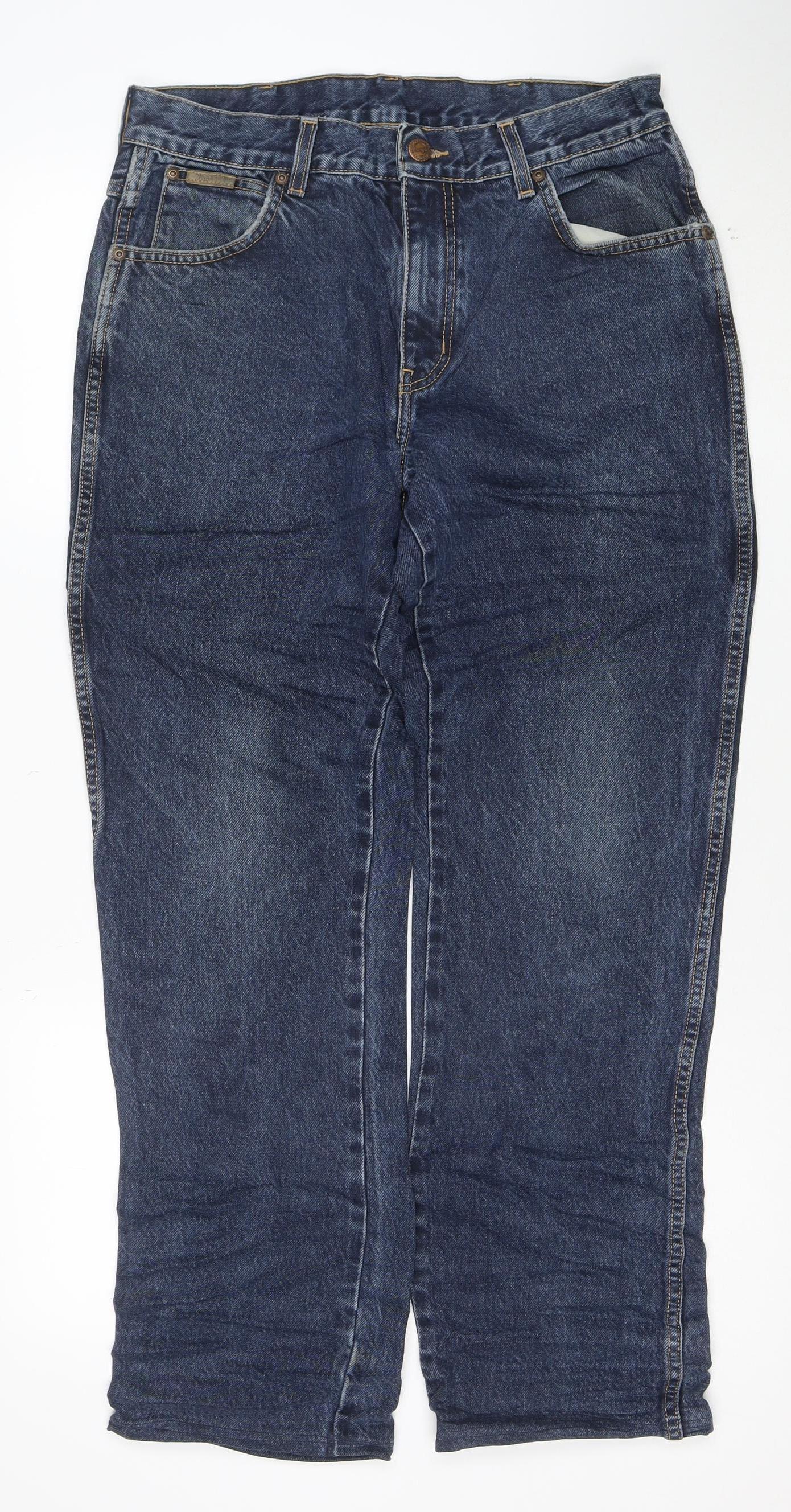 Wrangler Men Blue Regular Fit Straight Texas Jeans W32 L32