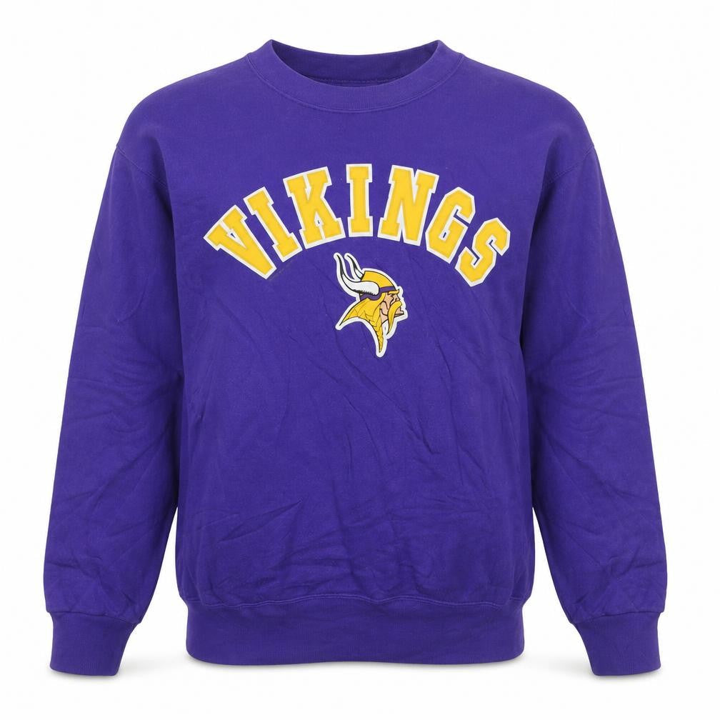 Lee Sport Men's Purple Vikings Logo Pullover Sweatshirt Size L