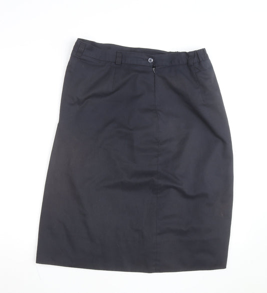 Outdoors Women Black Size 18 Pencil Work Skirt