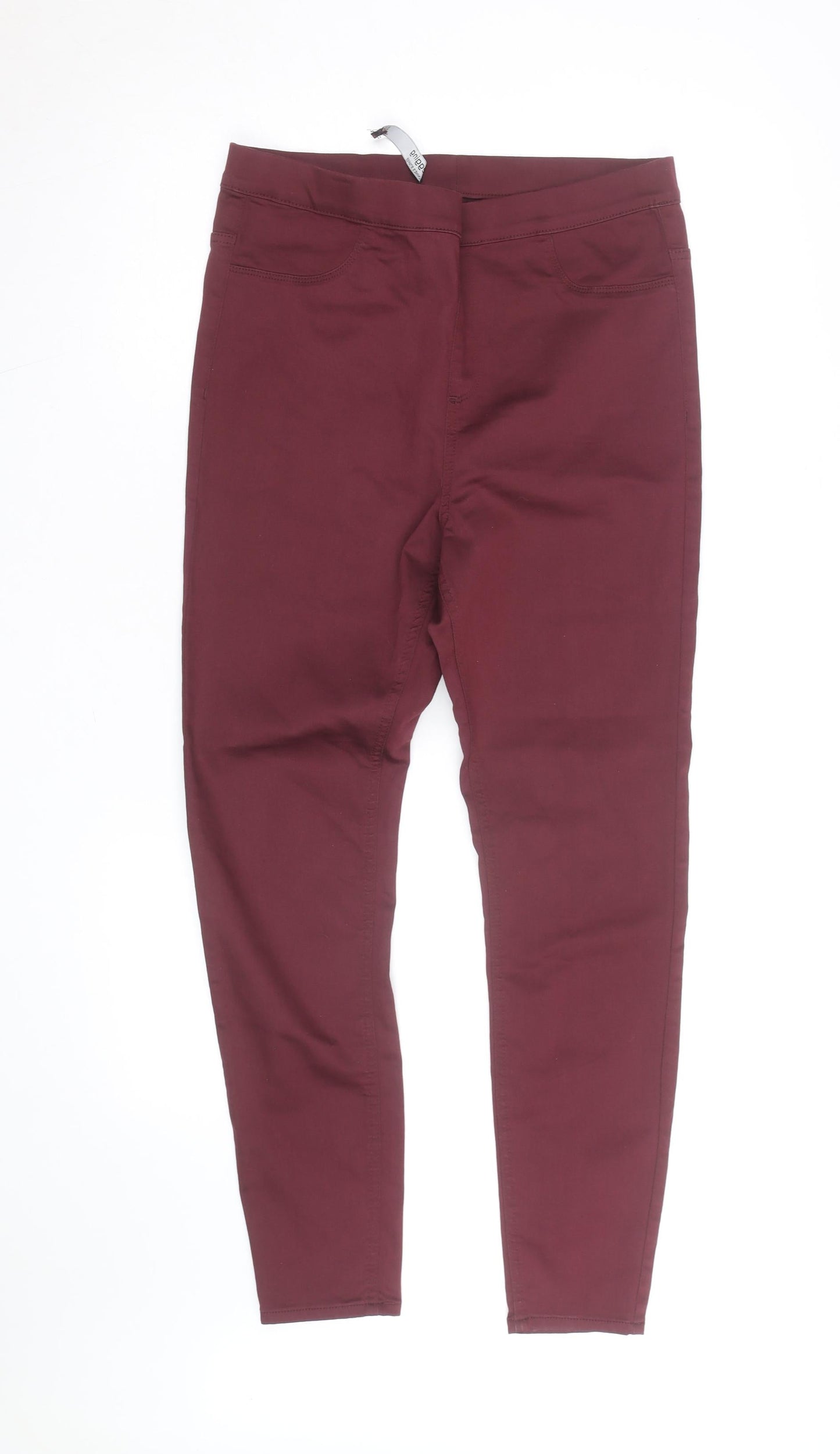 Dunnes Stores Women's Red Jegging Size 14 Slim Fit Stretch Jeans