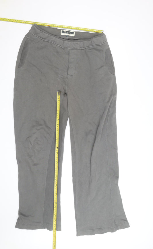 Fat Face Men's Grey 32 Regular Cotton Sweatpants Trousers