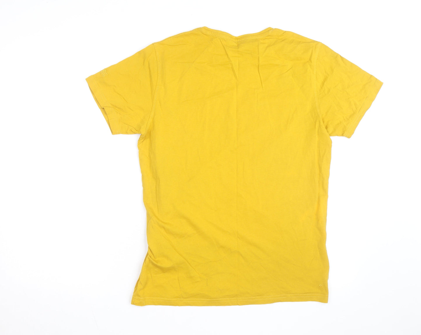 Regatta Great Outdoors Men’s Yellow Cotton Graphic T-Shirt Size M