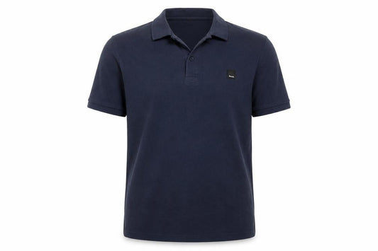 Bench Men’s Navy Blue Polo Shirt Size L Cotton Casual Top