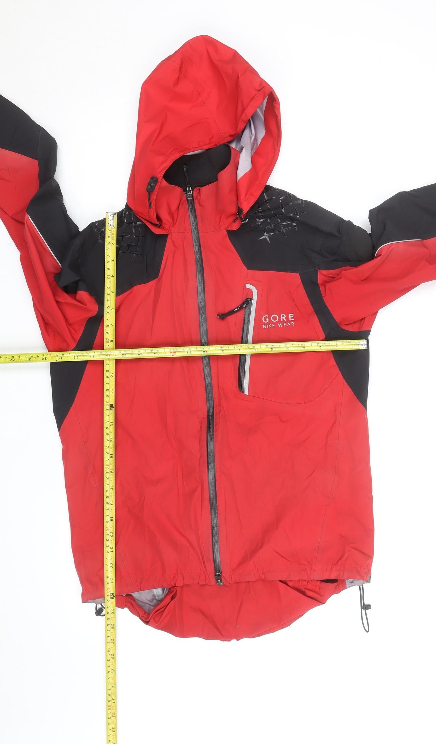 Gore Bike Wear Men's Red M Windproof Waterproof Cycling Jacket