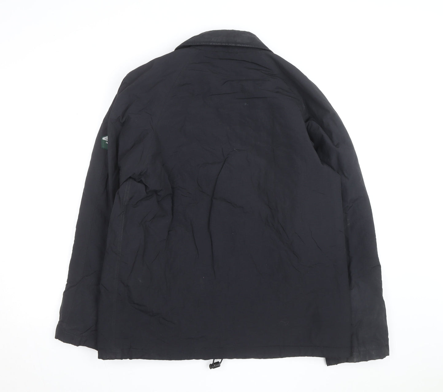 Paul Smith Jeans Men's Black Nylon Lined Zip Jacket Size M
