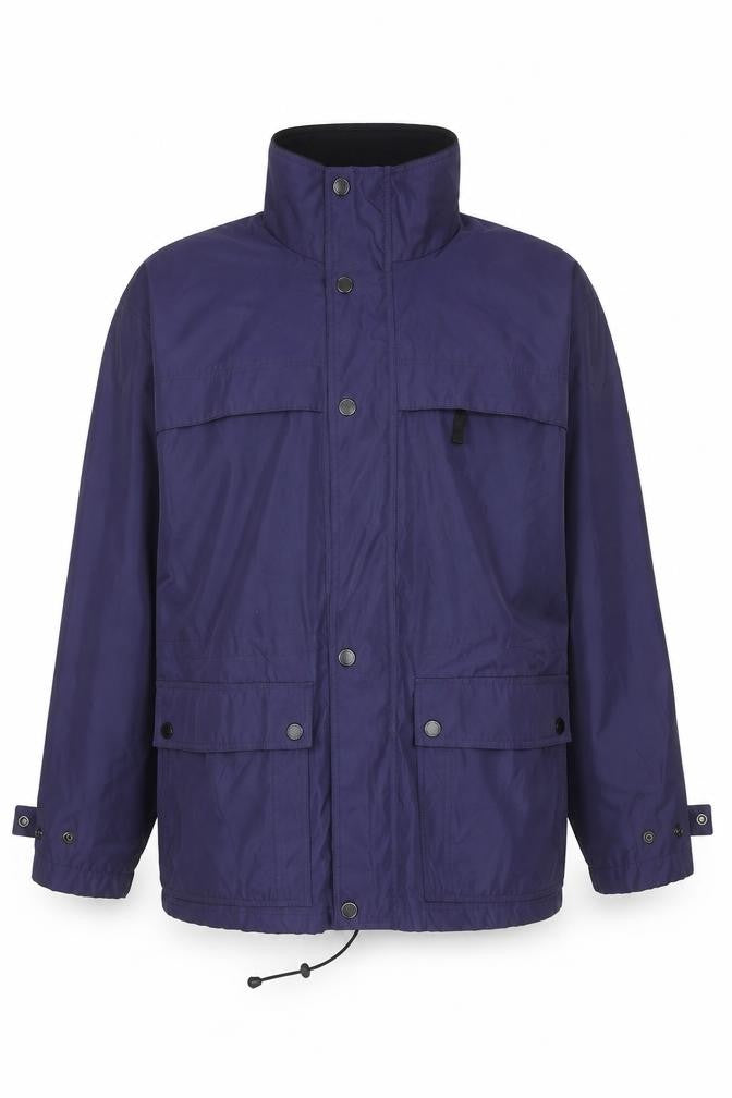 Claiborne Men’s Blue Polyester Parka Jacket L Regular