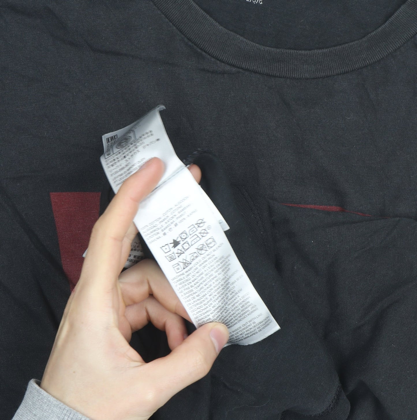 Levi's Men's Black Graphic Logo Cotton T-Shirt Size L