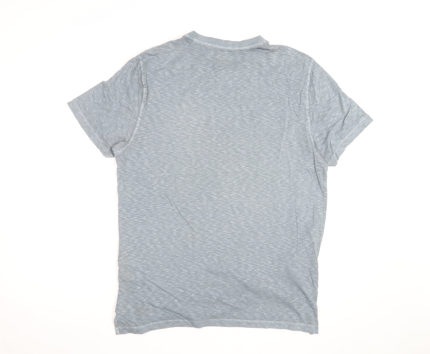 White Stuff Men's Grey Crew Neck Cotton T-Shirt Size M