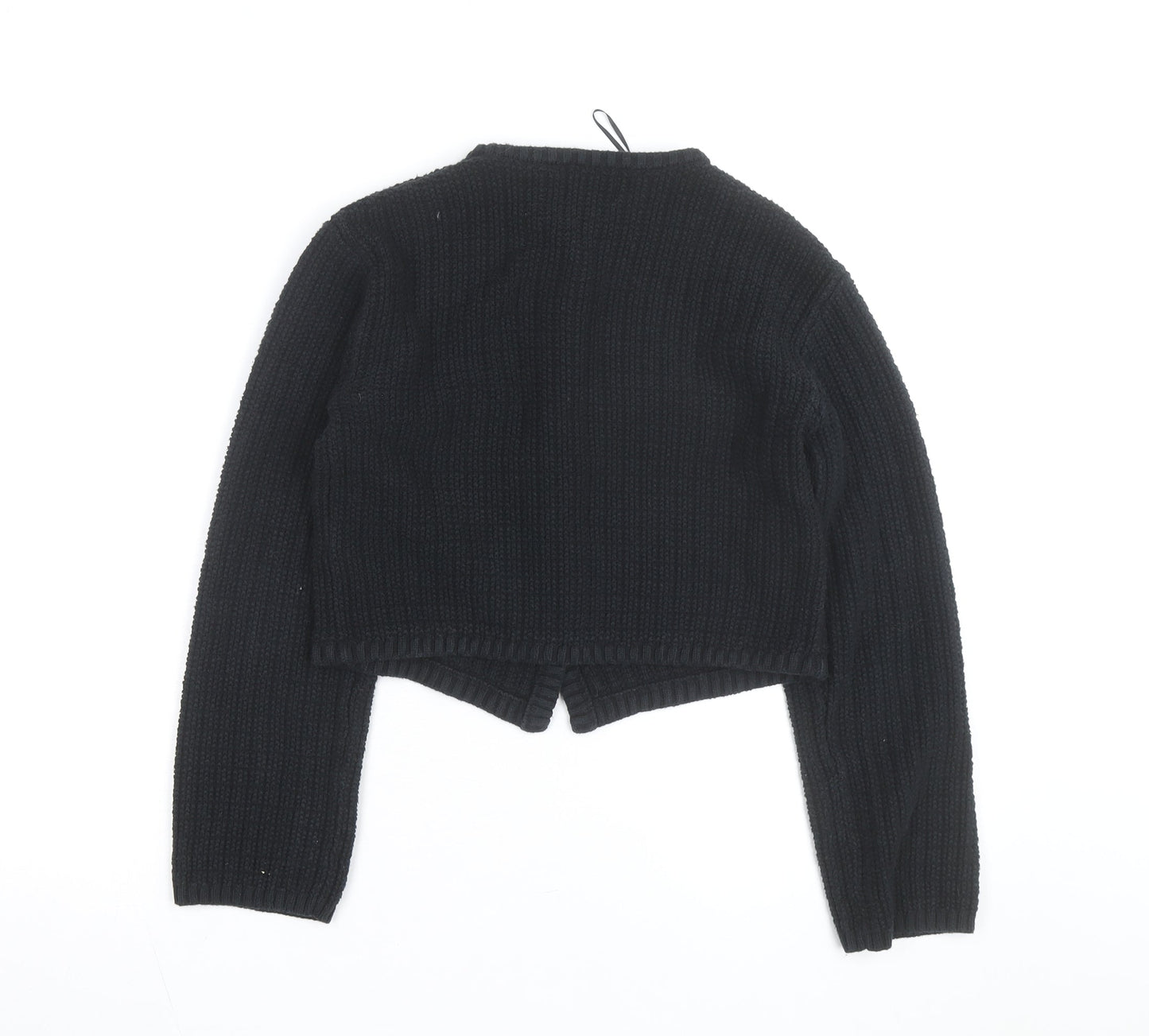 H&M Women’s Black Chunky-Knit Cardigan Small
