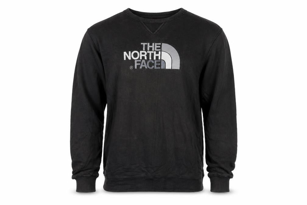 The North Face Mens Black L Crew Neck Pullover Sweatshirt