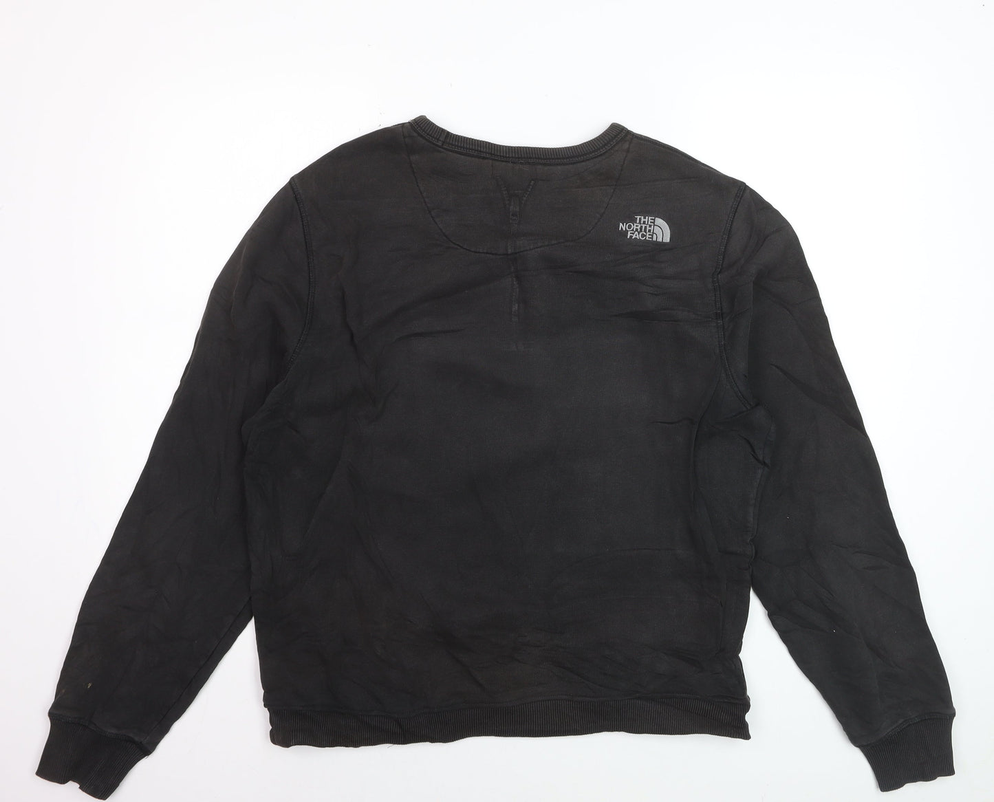 The North Face Mens Black L Crew Neck Pullover Sweatshirt