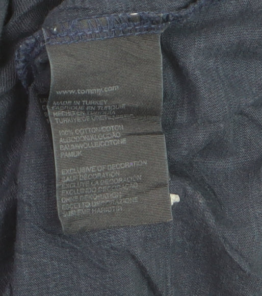 Tommy Hilfiger Men's Navy West Coast California Cotton T-Shirt XL